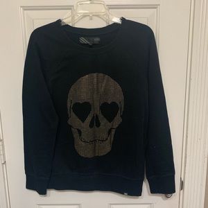 Black Vans Skull Sweatshirt